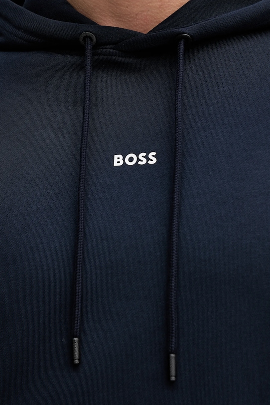 BOSS Orange dres bawełniany TracksuitWesmallhood 50541065