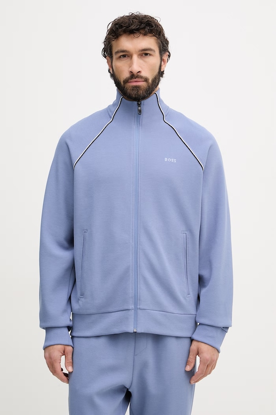 BOSS Green спортивний костюм чоловічий з бавовною SW_Tracksuit Set 50555906 блакитний SS26