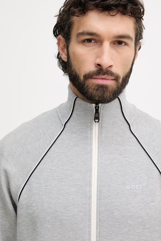 BOSS Green trenirka moška z bombažem SW_Tracksuit Set 50555906 siva