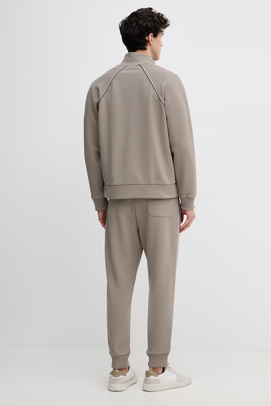 BOSS Green dres męski z bawełną SW_Tracksuit Set brązowy 50555906