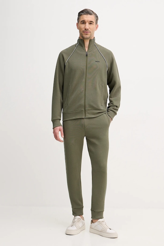 BOSS Green dres z elastanem zielony 50555906