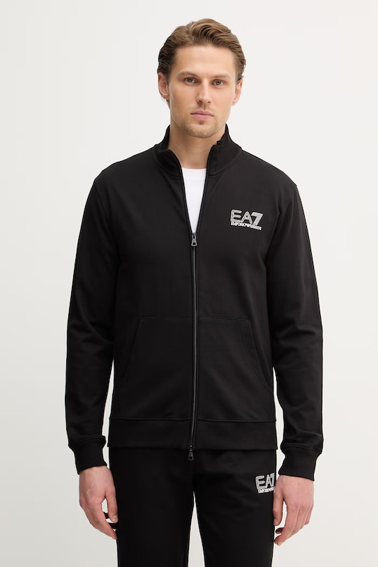 Oblačila Bombažna trenirka EA7 Emporio Armani AF13512.7M001318 črna