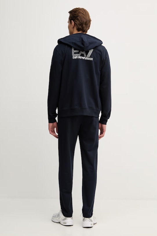 EA7 Emporio Armani dres bawełniany AF13512.7M001319 granatowy SS26