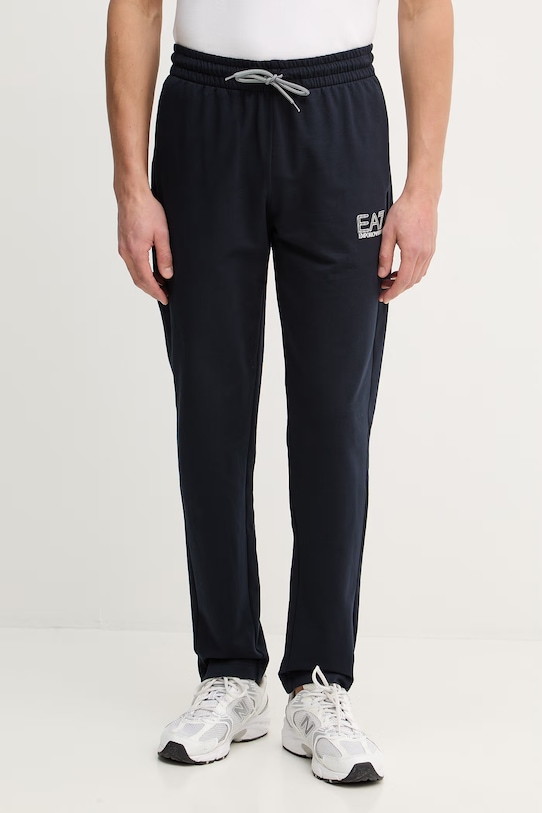 EA7 Emporio Armani dres bawełniany granatowy AF13512.7M001319