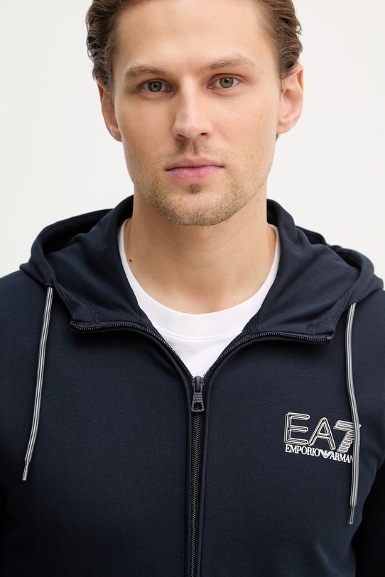 EA7 Emporio Armani dres bawełniany AF13512.7M001319 granatowy