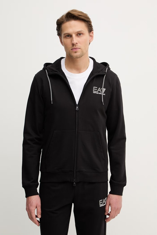 Odzież EA7 Emporio Armani dres bawełniany AF13512.7M001319 czarny