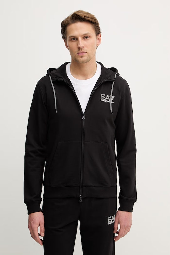 Odzież EA7 Emporio Armani dres bawełniany AF13512.7M001319 czarny