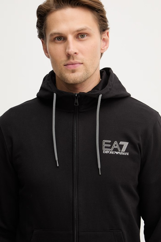 EA7 Emporio Armani dres bawełniany AF13512.7M001319 czarny