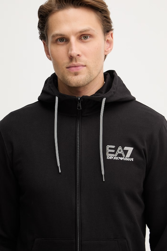 EA7 Emporio Armani dres bawełniany AF13512.7M001319 czarny