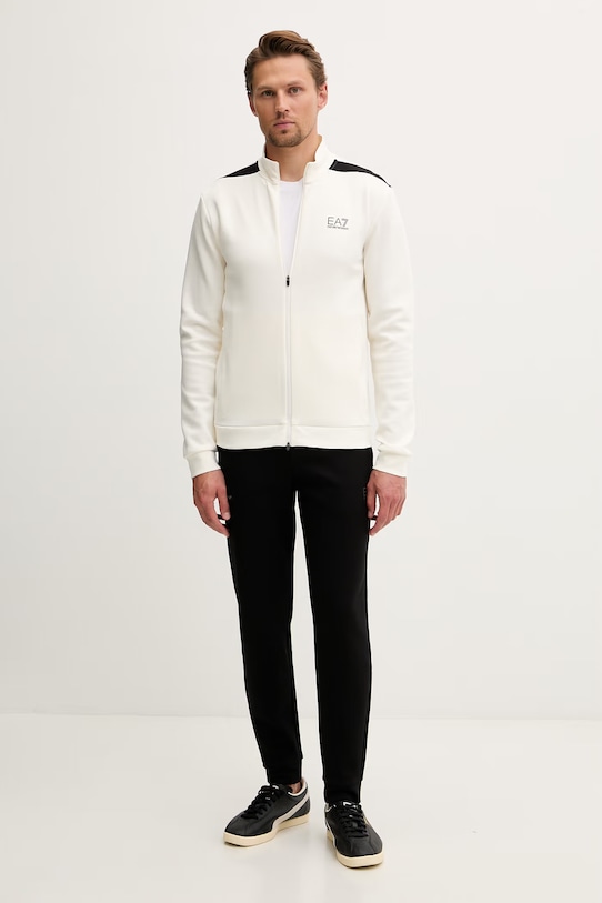 EA7 Emporio Armani pánska tepláková súprava béžová AF20845.7M001601