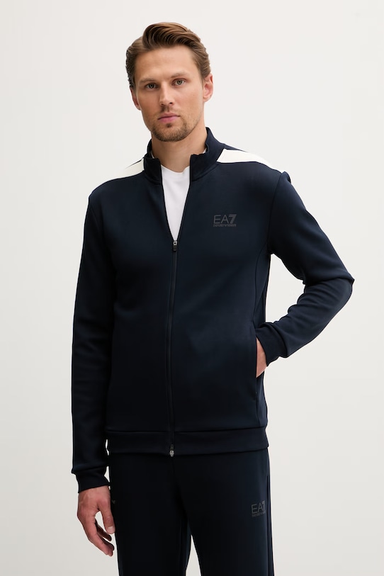 EA7 Emporio Armani pánska tepláková súprava AF20845.7M001601 tmavomodrá SS26
