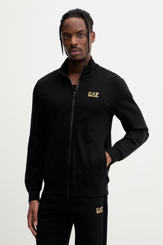 EA7 Emporio Armani dres męski bawełniany czarny PJVRZ.8NPV61