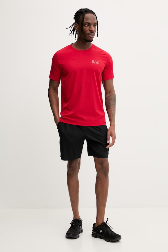 EA7 Emporio Armani komplet treningowy męski czerwony PNDDZ.8NPV03