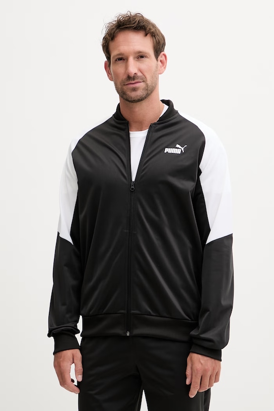 Puma komplet dresowy męski Poly baseball suit 691764 czarny SS26