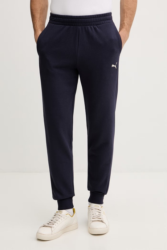 Odzież Puma komplet dresowy męski z bawełną Mainline suit 691770 granatowy