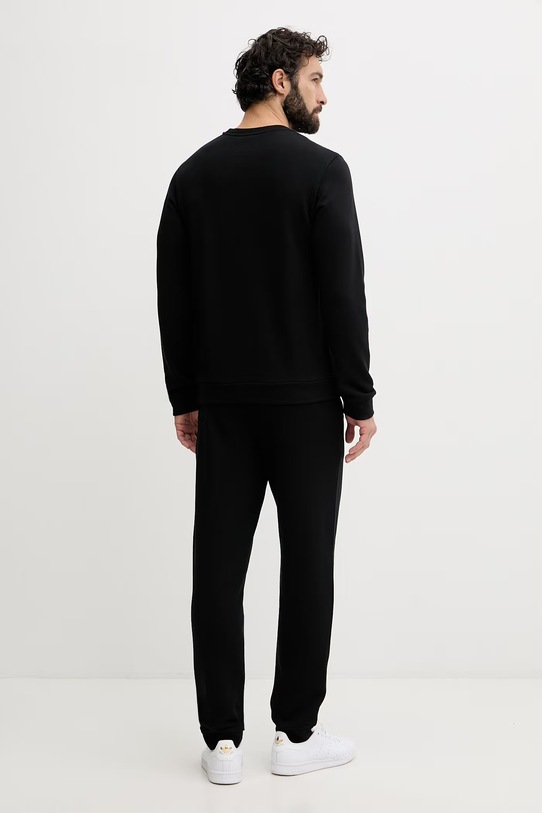 Odzież Emporio Armani Underwear komplet lounge męski z bawełną EM001922.AF19060 czarny