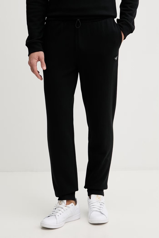 Emporio Armani Underwear komplet lounge męski z bawełną czarny EM001922.AF19060