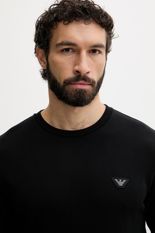 Emporio Armani Underwear komplet lounge męski z bawełną EM001922.AF19060 czarny