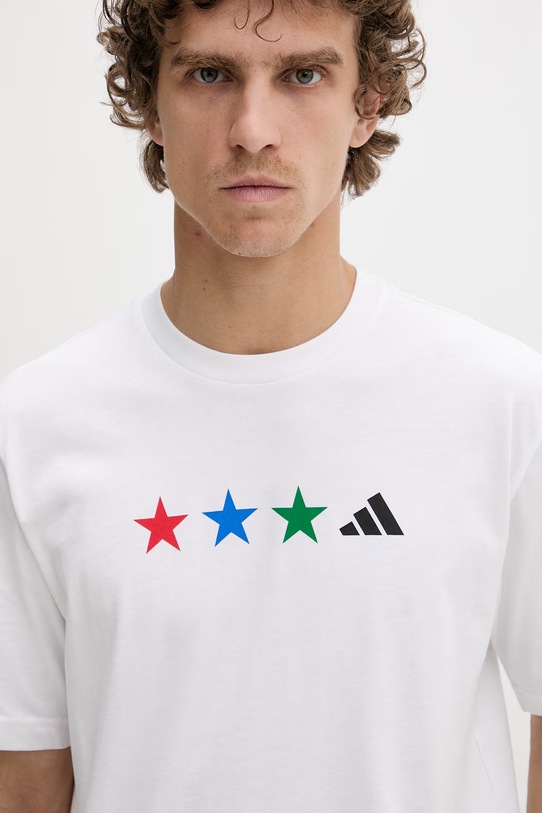 adidas komplet dresowy męski z bawełną niebieski KC0698