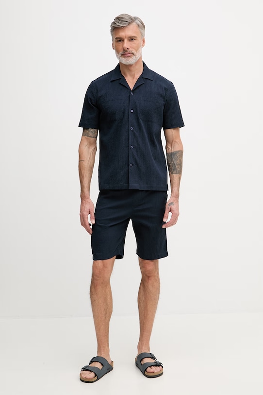 Lindbergh pánsky bavlnený komplet s elastanom tmavomodrá 30.203575SET