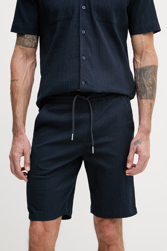 Lindbergh pánsky bavlnený komplet s elastanom tmavomodrá 30.203575SET