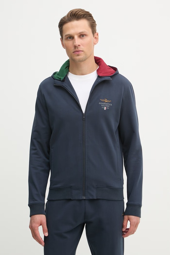 Odzież Aeronautica Militare dres TF0108UF00674 granatowy