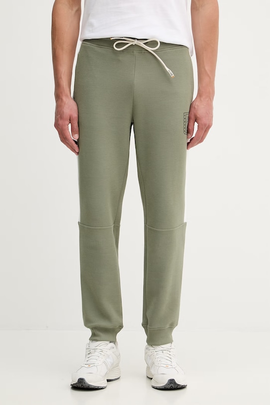 Ρούχα Aeronautica Militare Ανδρική φόρμα από βαμβάκι με ελαστάν TF0114UF00680 πράσινο