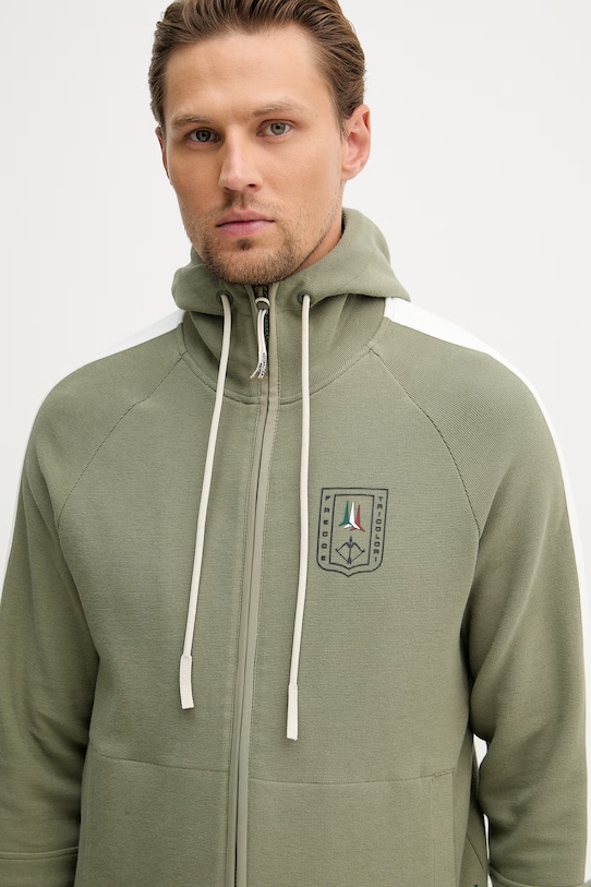 Aeronautica Militare Ανδρική φόρμα από βαμβάκι με ελαστάν TF0114UF00680 πράσινο