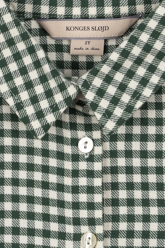 Dječaci Dječja pamučna košulja Konges Sløjd FORET LS SHIRT GOTS KS104194.PreSpring šarena