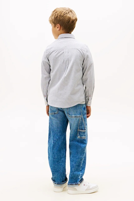 Tommy Hilfiger koszula dziecięca niebieski KB0KB09605.128.176.PPY2