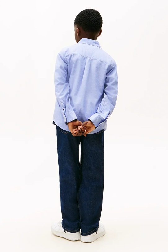 Tommy Hilfiger koszula dziecięca niebieski KB0KB10192.104.122.PPY2