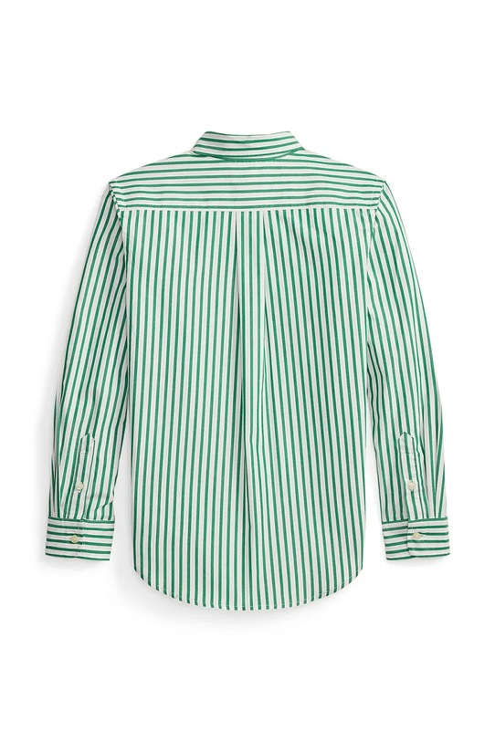 Παιδικό βαμβακερό πουκάμισο Polo Ralph Lauren 323979319501 πράσινο SS26