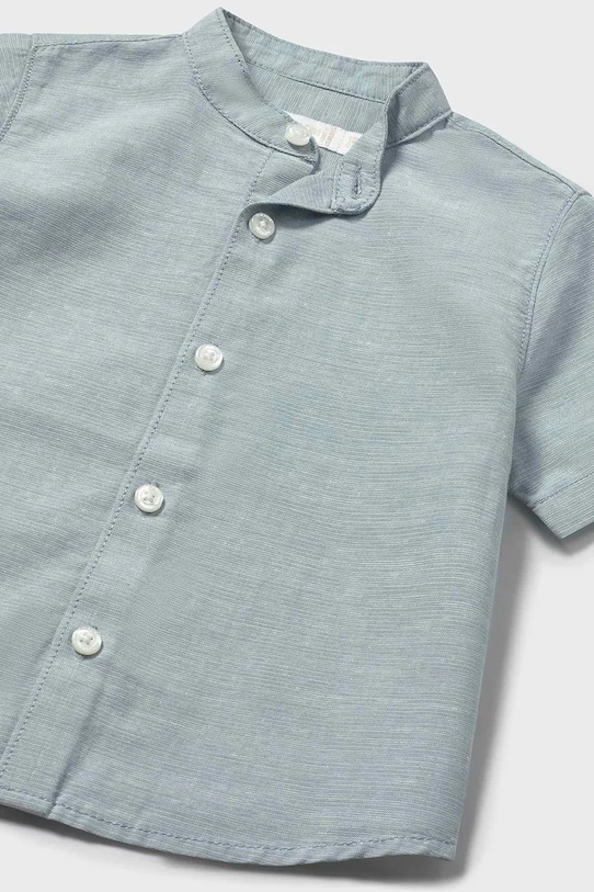 Хлопчик Дитяча сорочка з домішкою льну Mayoral 1111.3A.Baby.PPY2 блакитний