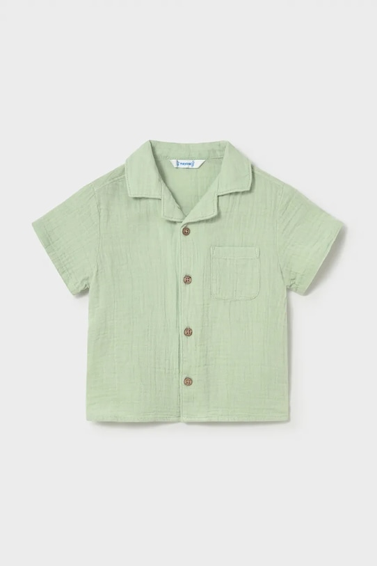 Otroška bombažna srajca Mayoral Casual zelena 1113.3C.Baby.PPY2
