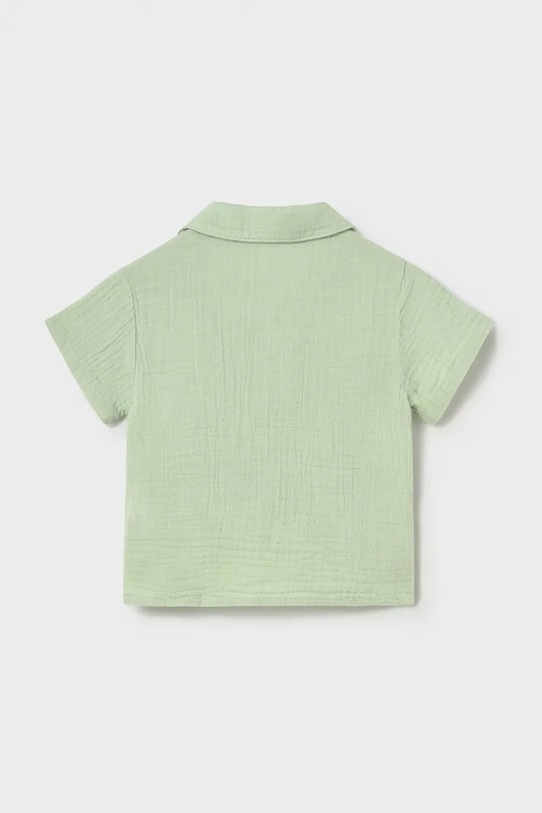 Otroška bombažna srajca Mayoral 1113.3C.Baby.PPY2 zelena SS26