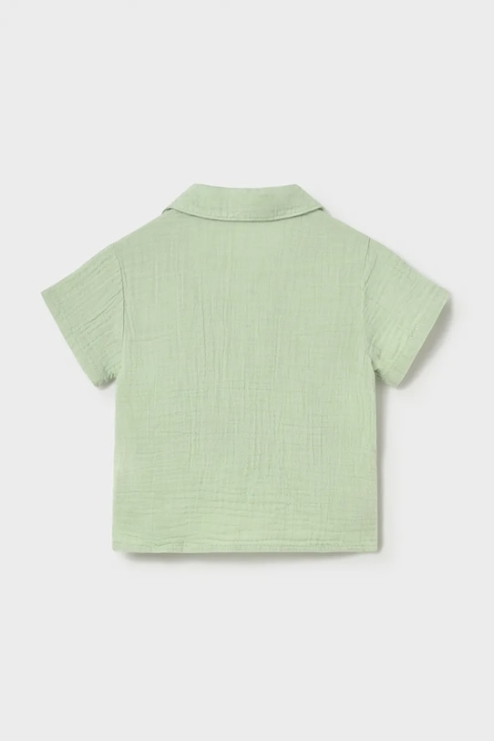 Otroška bombažna srajca Mayoral 1113.3C.Baby.PPY2 zelena SS26