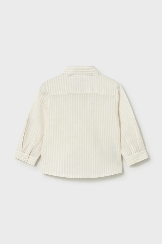 Παιδικό πουκάμισο με λινό Mayoral 1118.3C.Baby.PPY2 μπεζ SS26