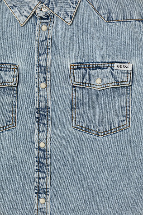 Chłopiec Guess koszula jeansowa dziecięca L6RH00.D4EU0.PPY2 niebieski