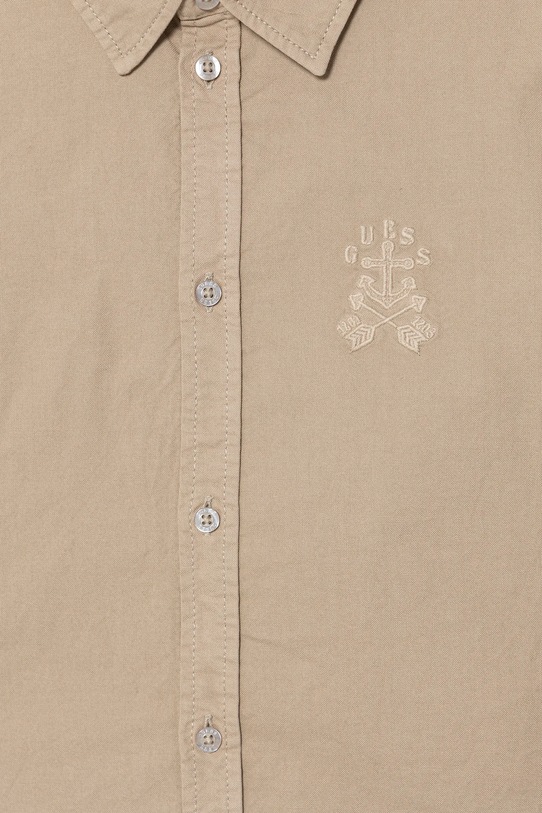 Chłopiec Guess koszula bawełniana dziecięca L6RH03.W9CL1.PPY2 beżowy