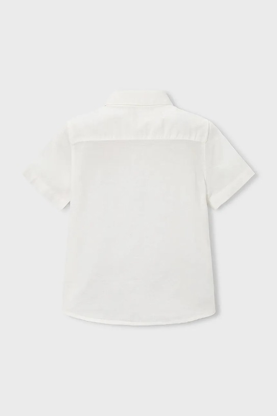 Chłopiec Mayoral koszula z dodatkiem lnu dziecięca 3112.5A.Mini.PPY2 biały
