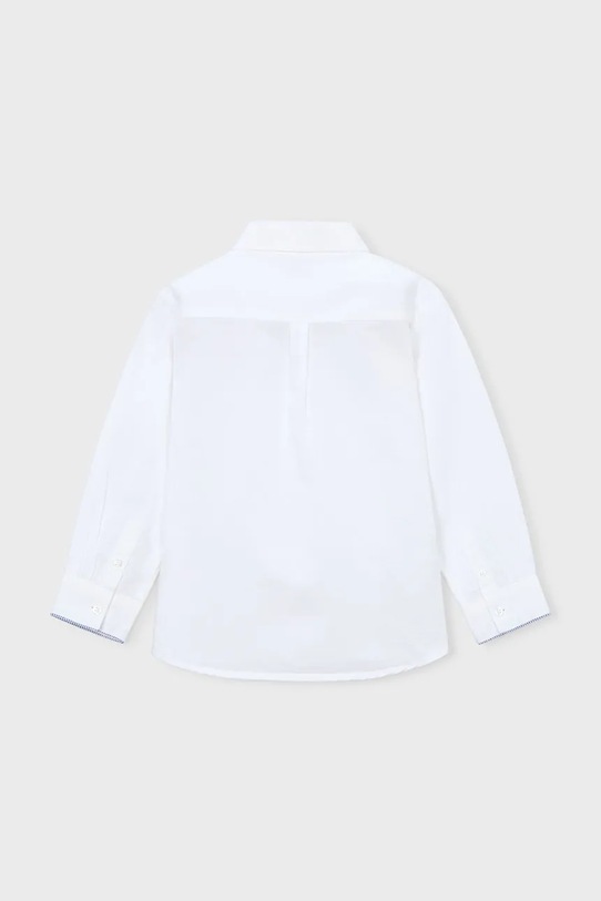 Chłopiec Mayoral koszula dziecięca z dodatkiem lnu 3117.5A.Mini.PPY2 biały