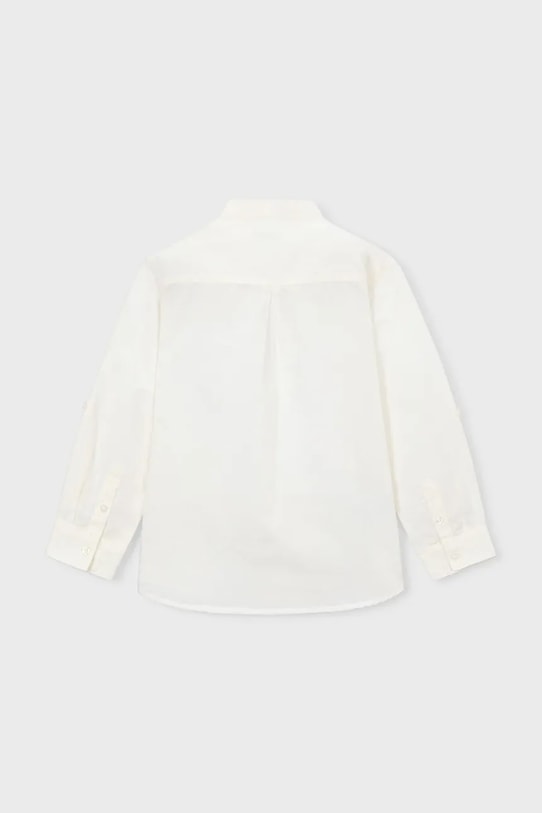 Αγορίστικα Παιδικό πουκάμισο με λινό Mayoral 3118.5B.Mini.PPY2 μπεζ