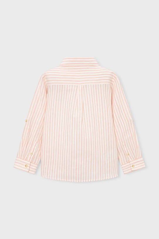 Αγορίστικα Παιδικό πουκάμισο από λινό μείγμα Mayoral 3119.5C.Mini.PPY2 πορτοκαλί