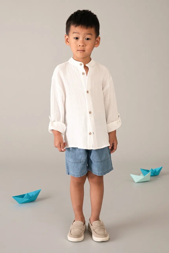 Mayoral koszula bawełniana dziecięca 3120.5D.Mini.PPY2