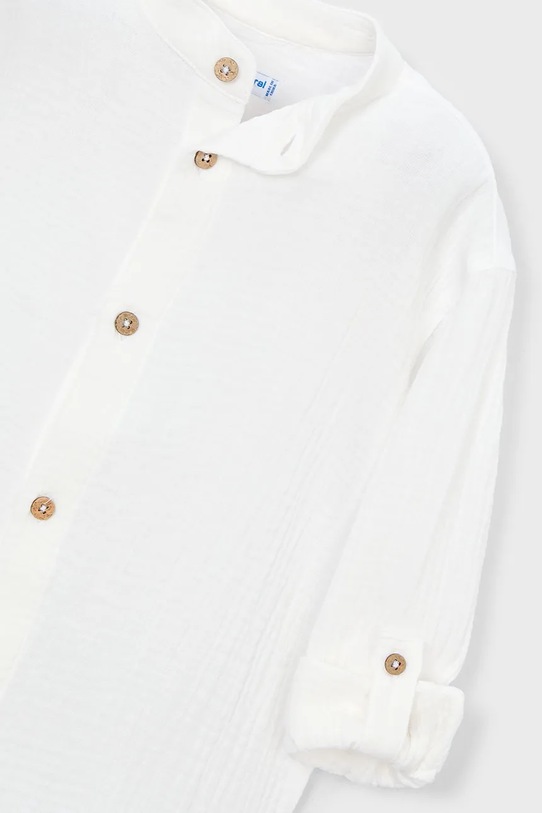 Mayoral koszula bawełniana dziecięca biały 3120.5D.Mini.PPY2