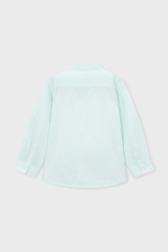 Dječaci Dječja pamučna košulja Mayoral 3121.5D.Mini.PPY2 tirkizna