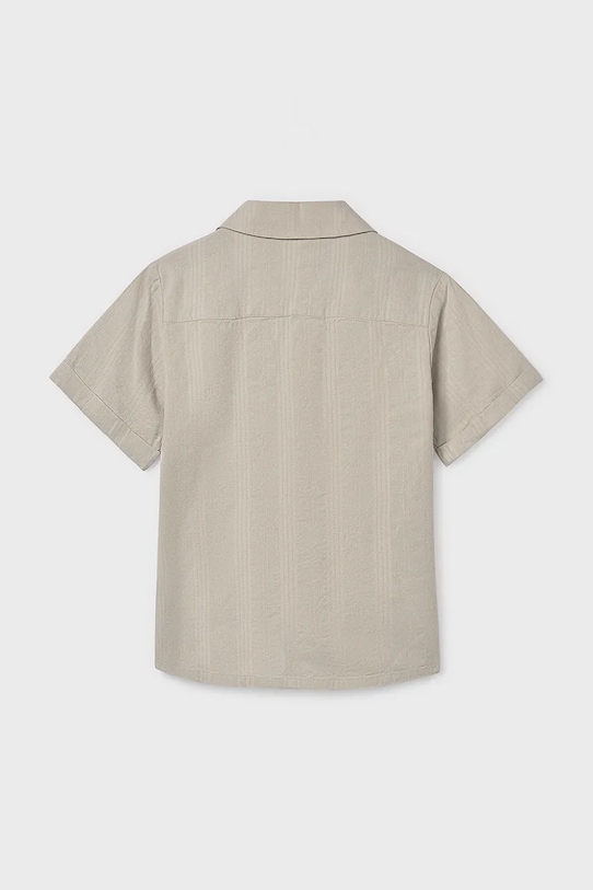 Детская хлопковая рубашка Mayoral 6170.7B.Junior.PPY2 бежевый SS26