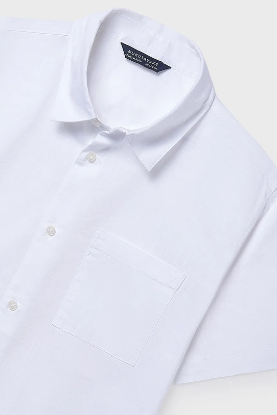 Chłopiec Mayoral koszula bawełniana dziecięca 6172.7G.Junior.PPY2 biały