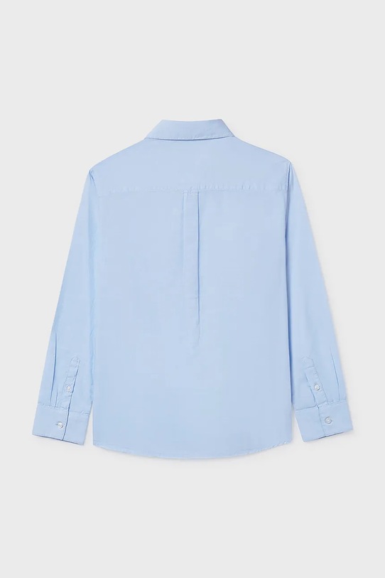Chłopiec Mayoral koszula bawełniana dziecięca 6174.7A.Junior.PPY2 niebieski