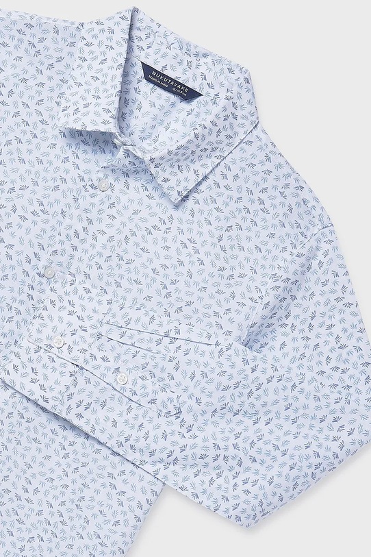 Mayoral koszula bawełniana dziecięca niebieski 6175.7A.Junior.PPY2